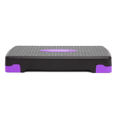 Степ платформа  2-ступенчатая Cornix XR-0188 Black/Purple - фото №3
